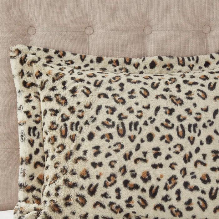Madison Park Zuri Faux Fur Comforter Set