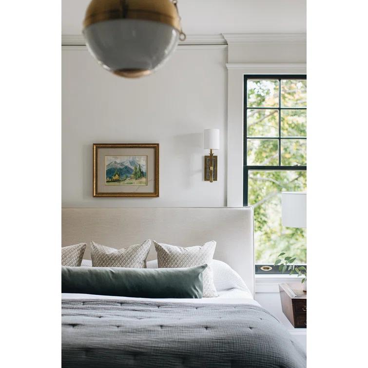 Aerin Round Pendant Light - Aged Brass / Large