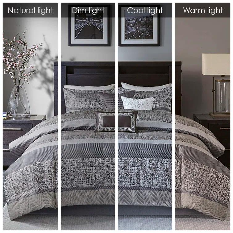 Rhapsody 7 Piece Jacquard Comforter Set