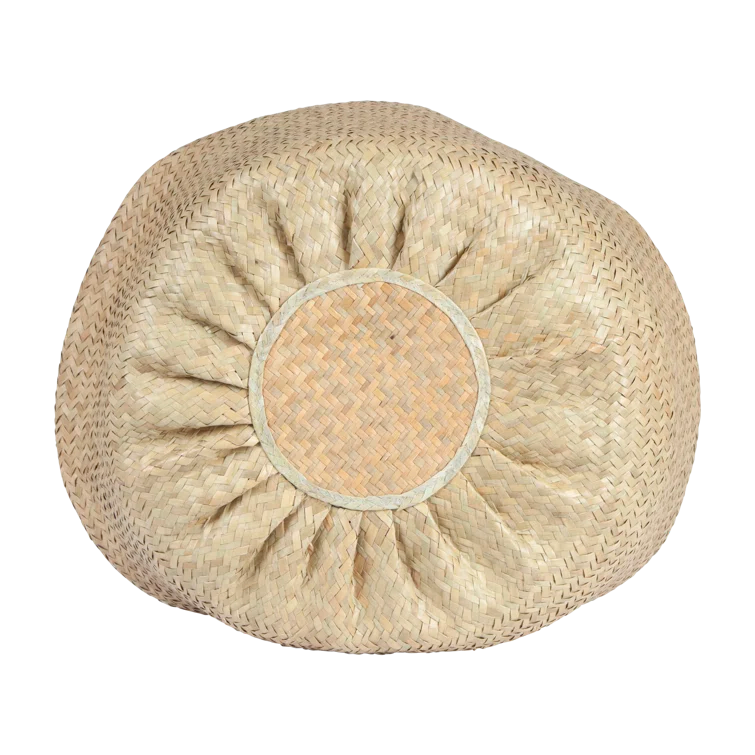 Seagrass Basket with Handles 12" x 19" Natural  - Storied Home