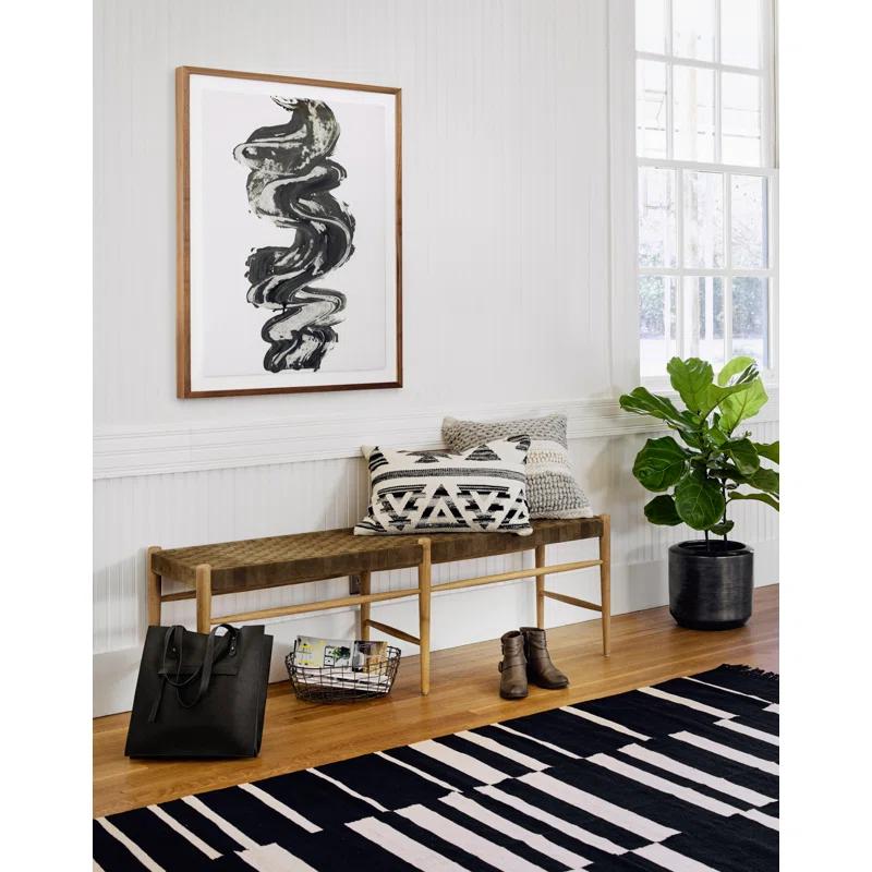 Tess Leather Bench