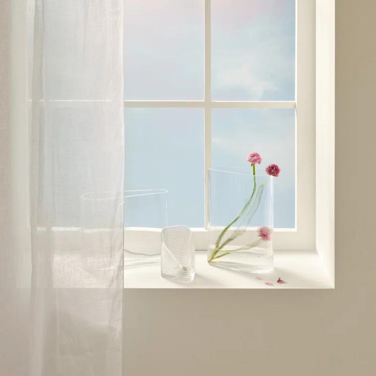 Mist Lead Free Crystal Vase