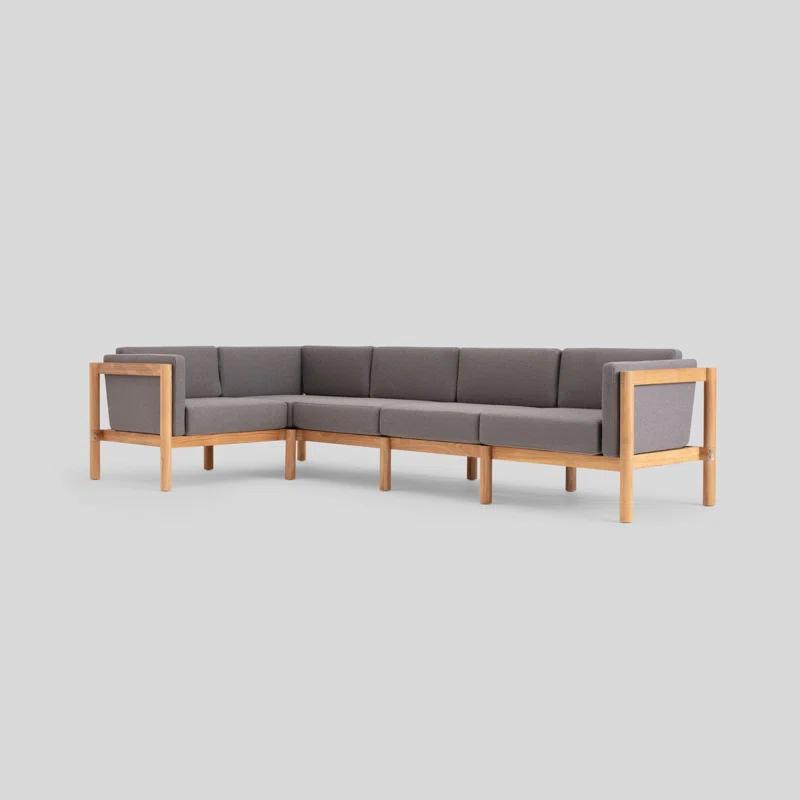 Neighbor ™ Haven Greystone 5-Piece Outdoor Sectional
