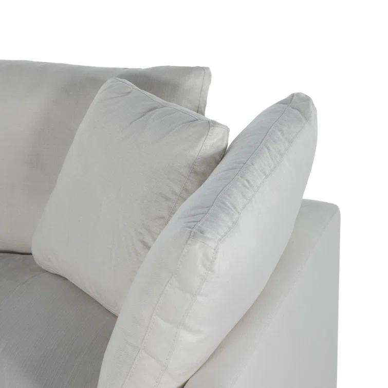 Bernard Sectional Sofa - Ivory / Left-Facing