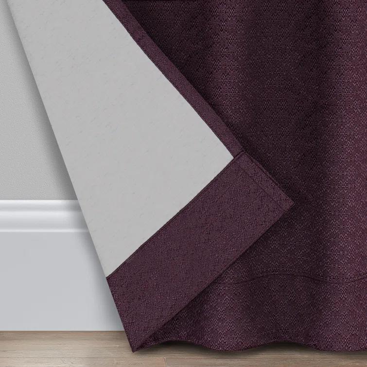 Canova Polyester Blend Light Filtering Curtain Panel