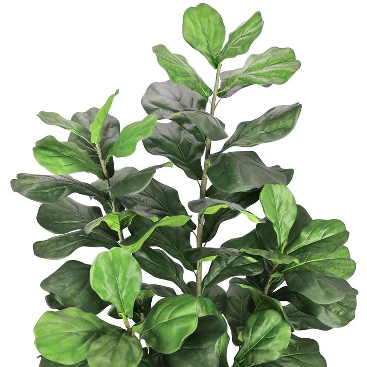 Faux Fiddle Leaf Fig Plant in Pot