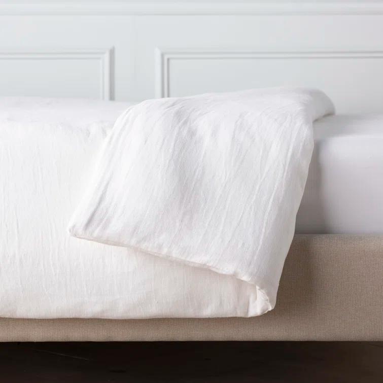 Stone Washed Linen Duvet Cover