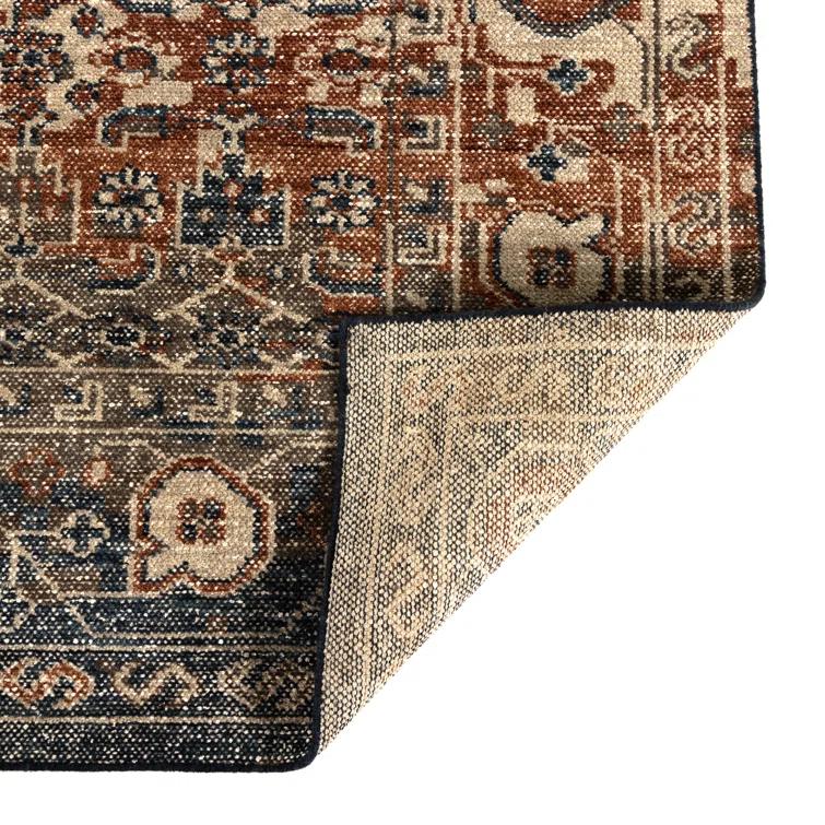 Umer Hand-Knotted Wool-Blend Rug - Brown / 8' x 10'