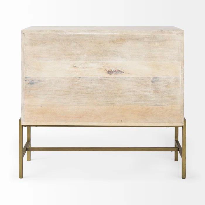 Warner Solid Wood Storage Cabinet