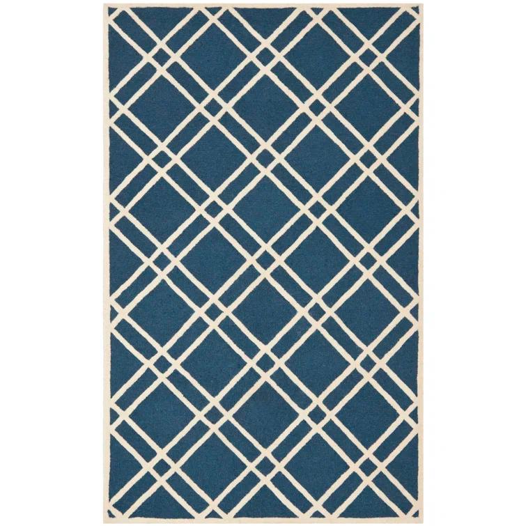 Sanyla Hand Tufted Wool Geometric Rug