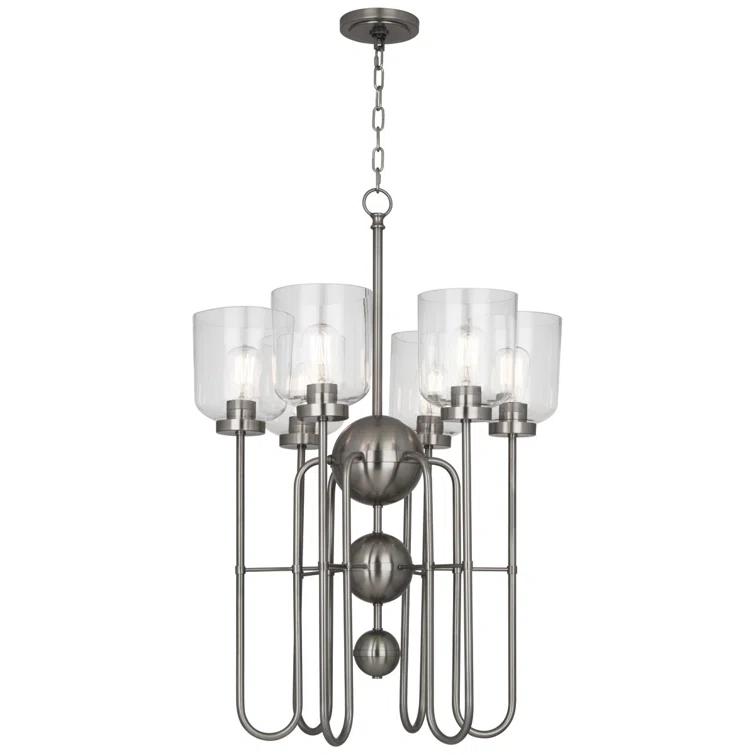 Robert Abbey Tyrie 6 - Light Dimmable Classic / Traditional Chandelier