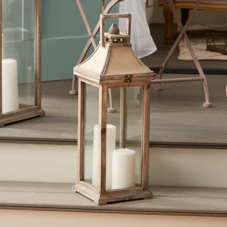 2 Piece Table Top Lantern Set