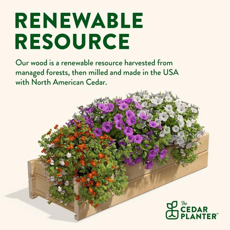 Greenes Fence Greenes Fence Cedar Wood Planter Box Wood Planter Box