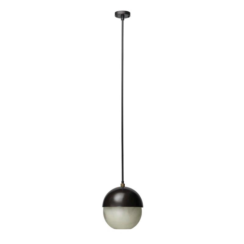 Metro 1 - Light Oil Rubbed Bronze Globe Pendant