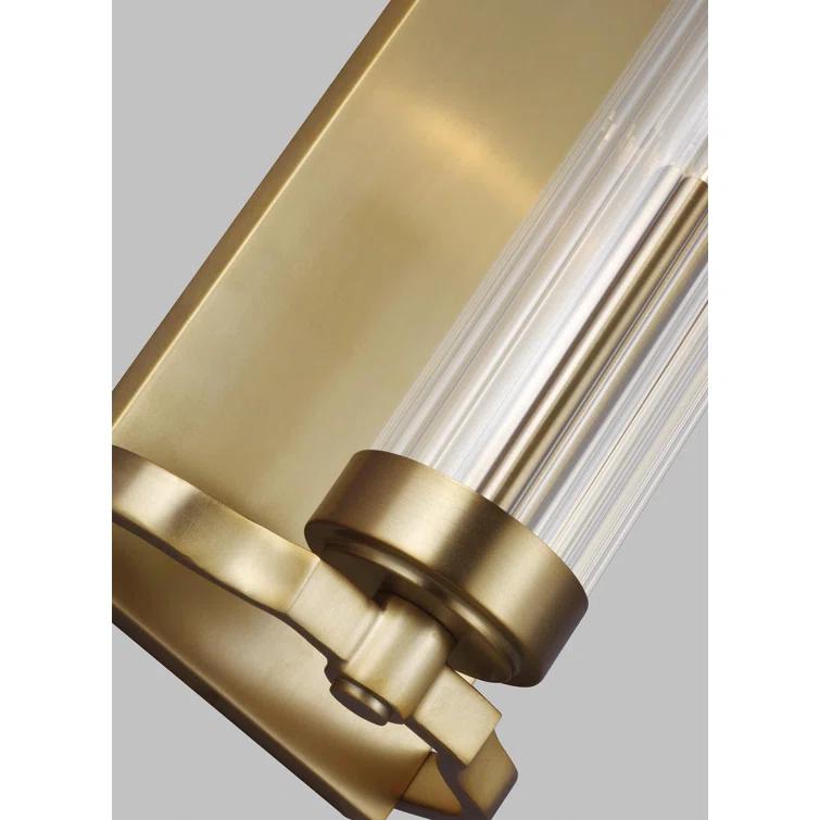 Everly Quinn Steel Corner Wall Light