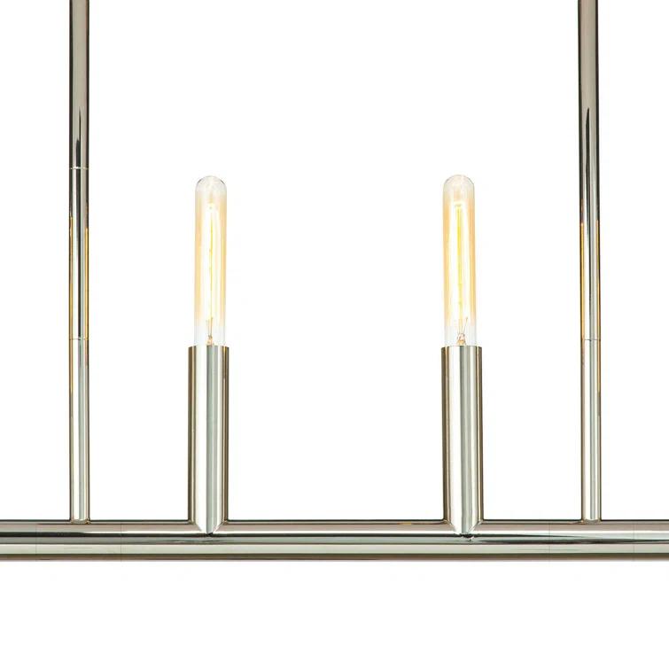 Wolfe Linear Chandelier by Regina Andrew by Regina Andrew - Polished Nickel