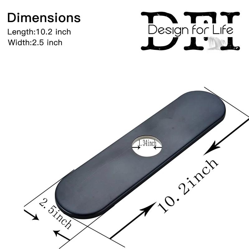Kitchen and Bathroom Sink Deck Plate