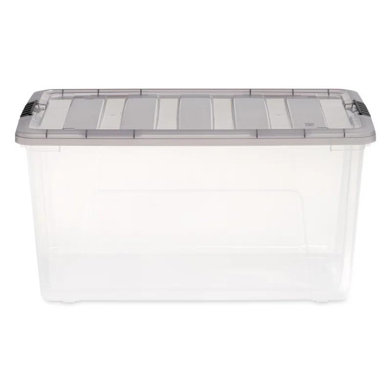 72 Qt [18 GAL] Stack & Pull Storage Box