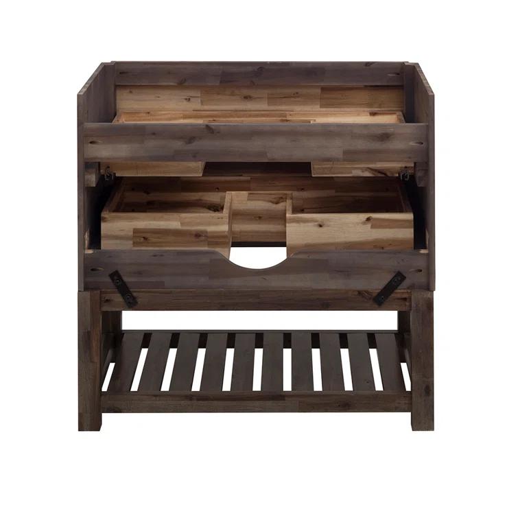 Fresca Formosa 35" Free-Standing Open Bottom Single Bathroom Vanity Base Only