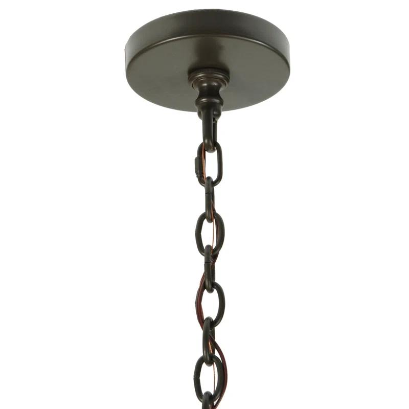Fernando Bronze 10-Light Candle Chandelier