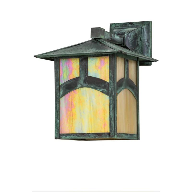Rustic Lodge Solid Brass Wall Light