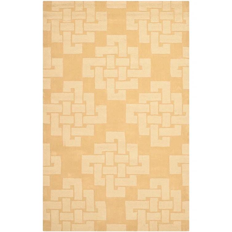 Martha Stewart Hand Tufted Wool Pile Geometric Rug