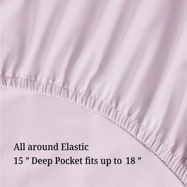 Superior Egyptian Cotton 300 Thread Count Solid Deep Pocket Bed Sheet Set & Reviews | Wayfair