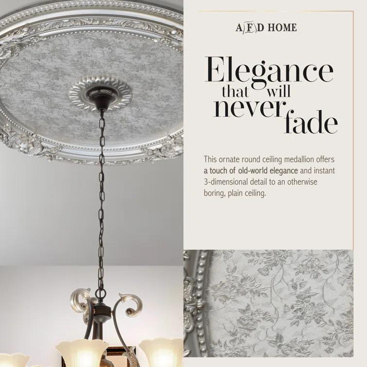 Round Chandelier Ceiling Medallion