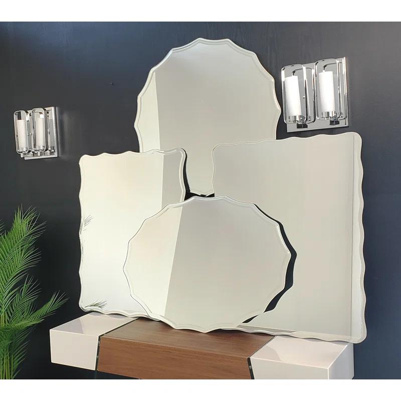 Willa Arlo™ Interiors Schulenburg Modern & Contemporary Frameless Accent Vanity Mirror