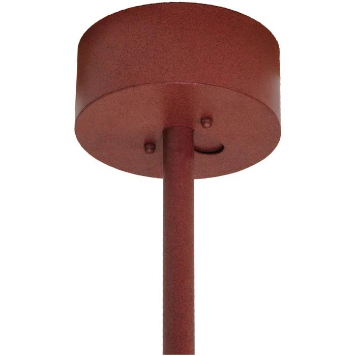 Rustic Lodge 12 - Light Dimmable Drum Chandelier