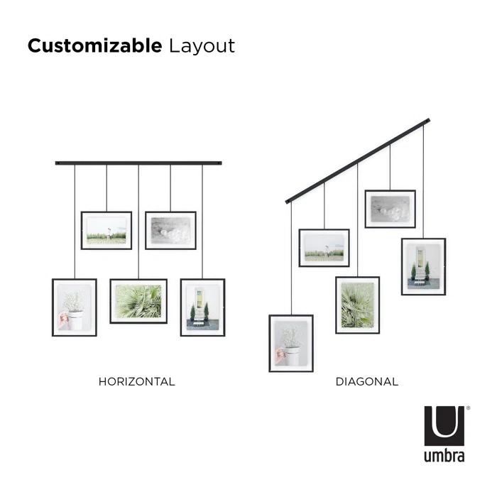 Umbra Exhibit 5-Photo Wall Hanging Picture Frames