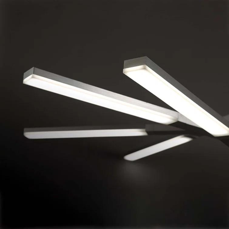 Erik 8 Light Metal Dimmable LED Sputnik Chandelier