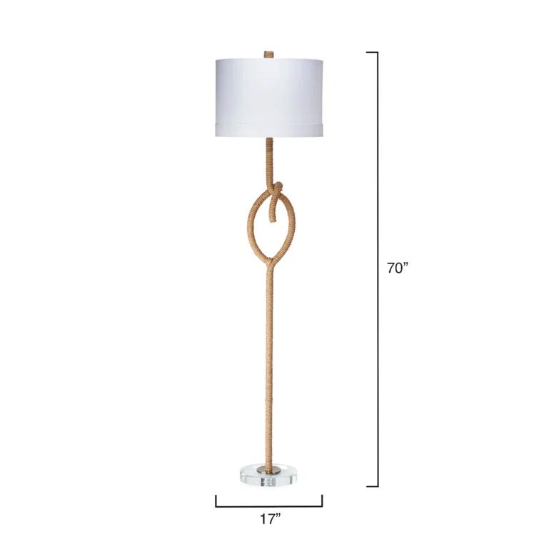 Jamie Young Company 70'' Natural/Clear Novelty Floor Lamp