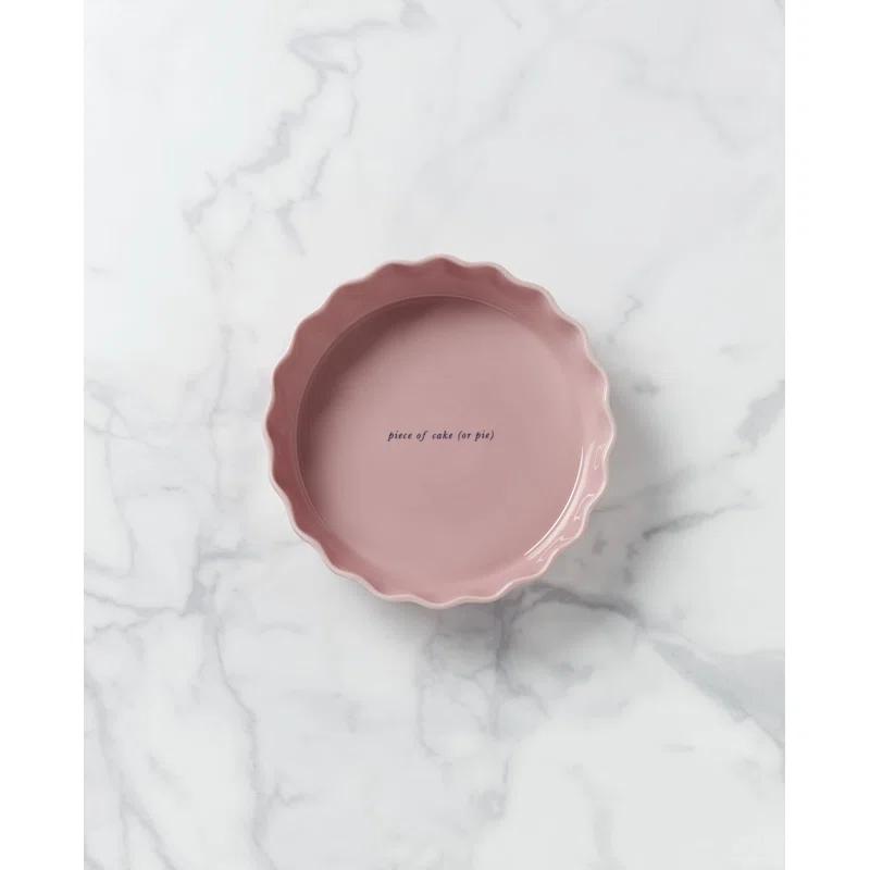 Kate Spade New York Make It Pop Stoneware Pie Pan