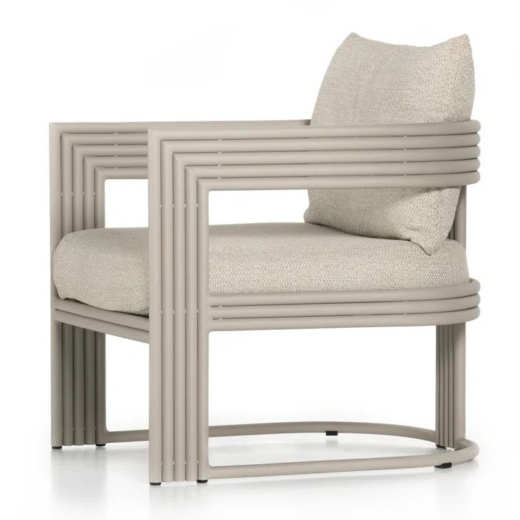 Oceane Indoor / Outdoor Accent Chair - Taupe