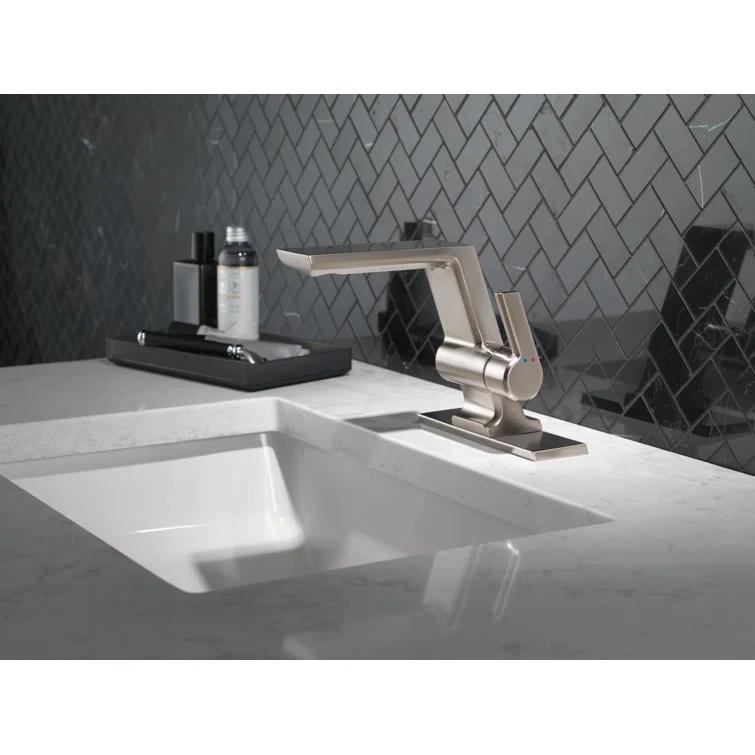 Pivotal Single Hole Bathroom Faucet with Drain Assembly