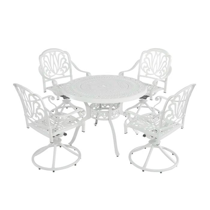 Miller 4 - Person Round Outdoor Dining Set