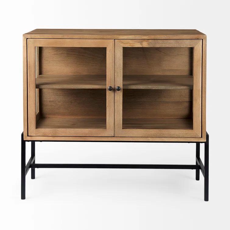 Warner Solid Wood Storage Cabinet