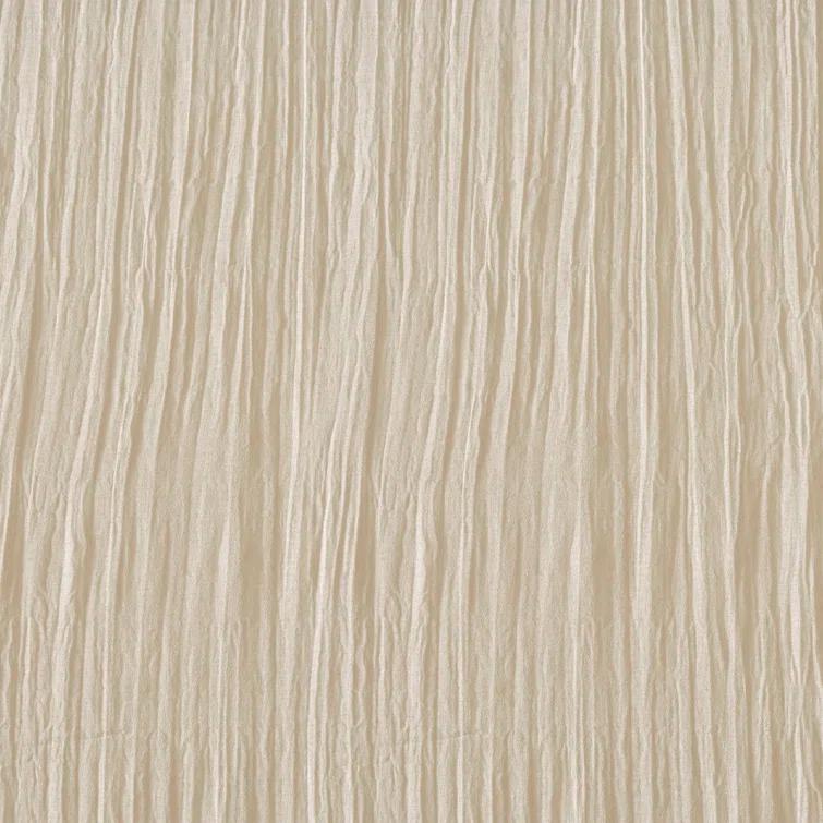 Harper Solid Crushed Curtain Panel Pair