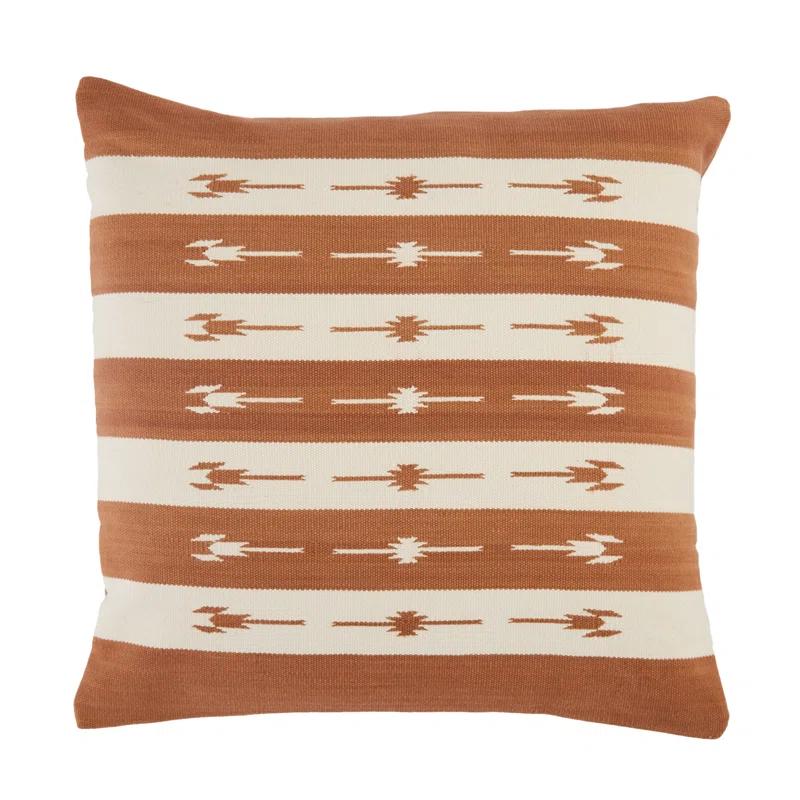 Estela Striped Cotton Throw Pillow
