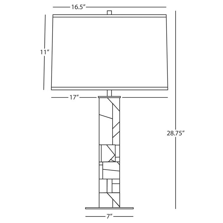 Deane Metal Table Lamp (29")
