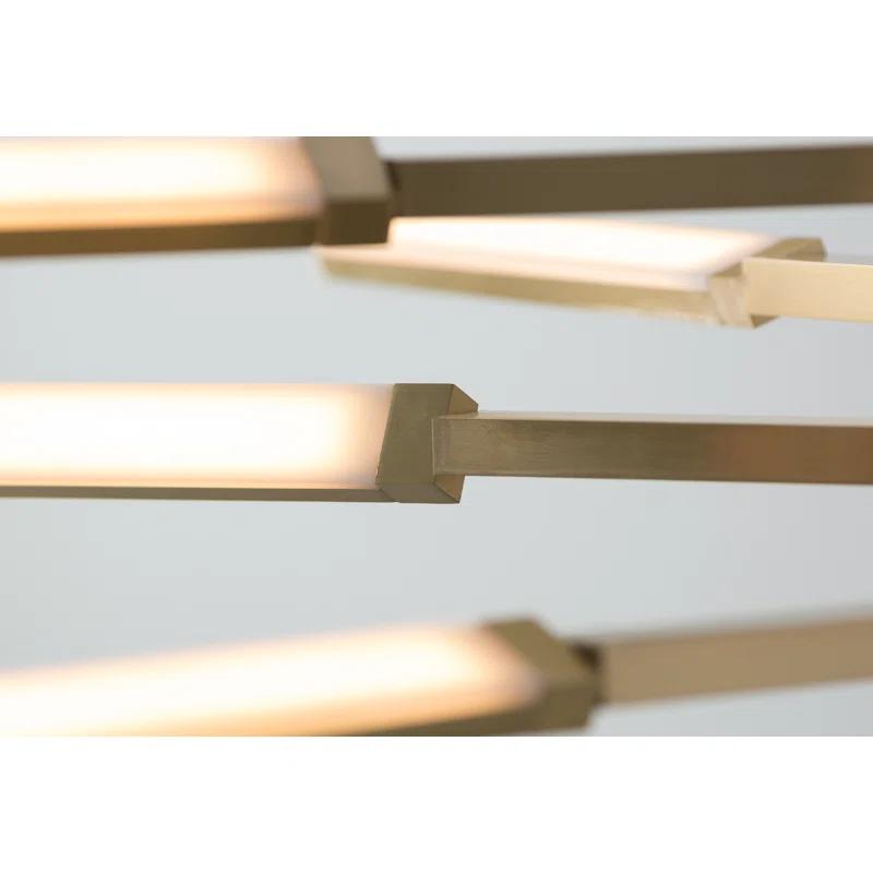 Erik 8 Light Metal Dimmable LED Sputnik Chandelier