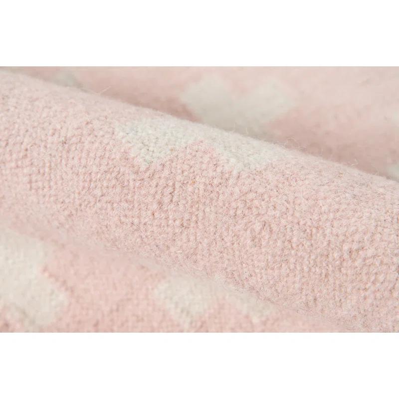 Topanga Wool Pink/White Rug