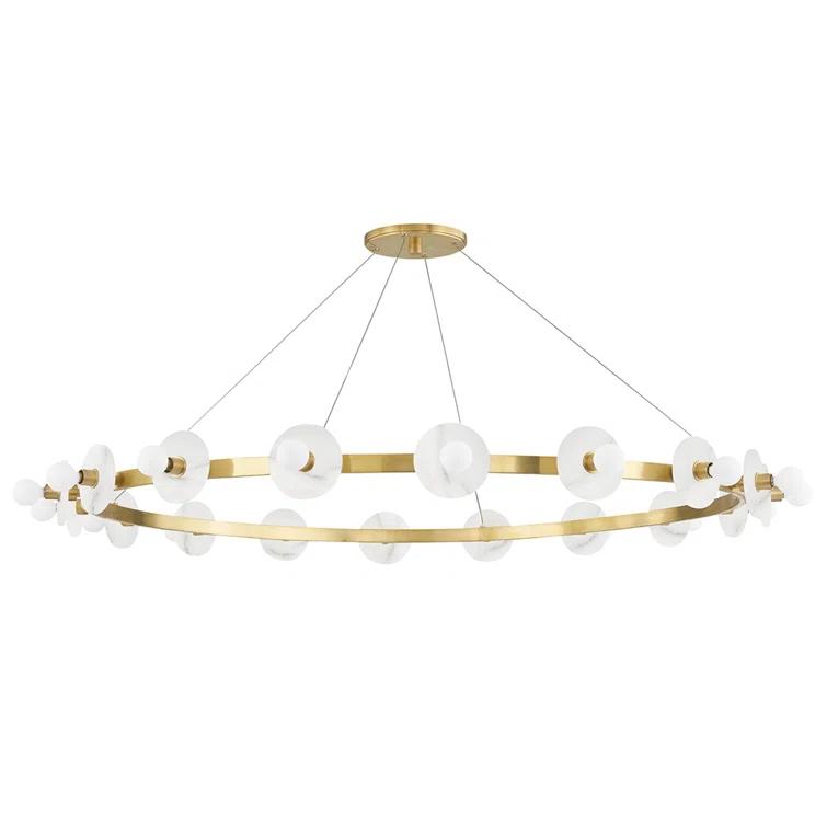 Austen 18 - Light Dimmable Wagon Wheel Chandelier