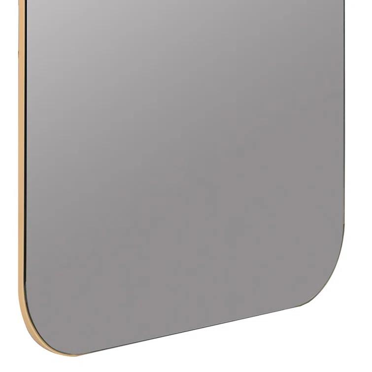 Lanny Wood Flat Wall Mirror