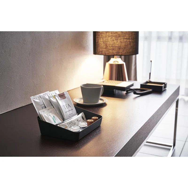 Yamazaki Home Space Saving Vanity Tray, Sloped, Steel, Large