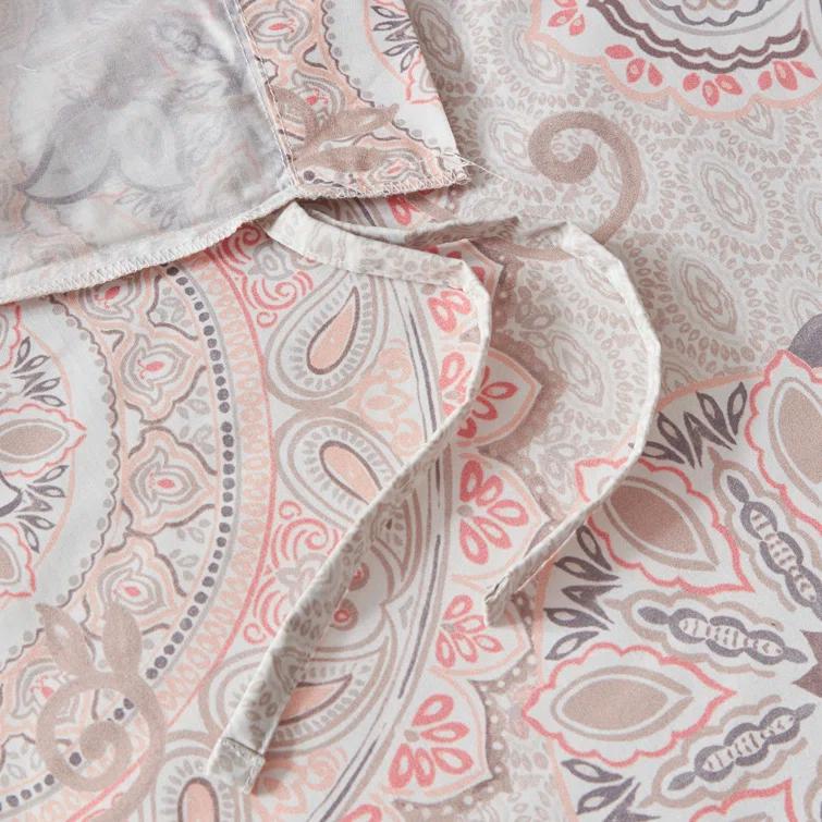 Isla 3 Piece Reversible Cotton Floral Duvet Set