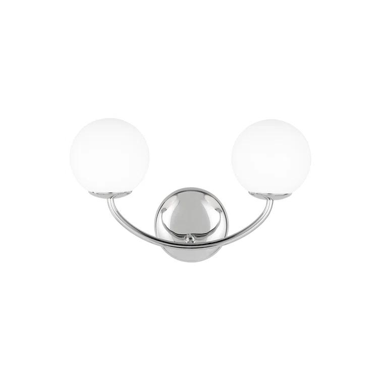 Galassia Vanity Light by AERIN - Polished Nickel / 2 Light