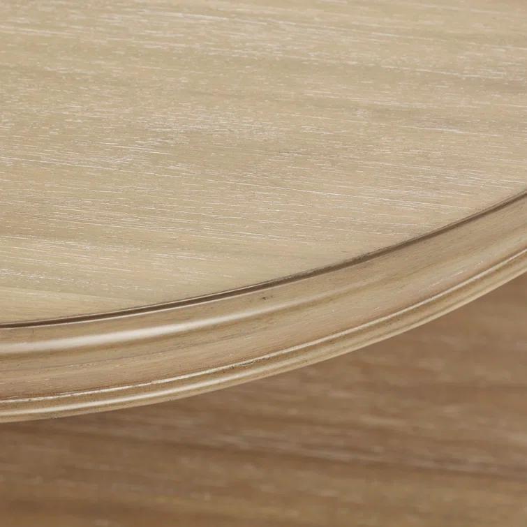 Martha Stewart Belden Round Coffee Table on Hidden Casters