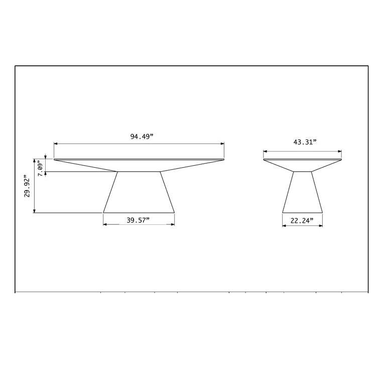 George Oliver Dierking Oval Dining Table